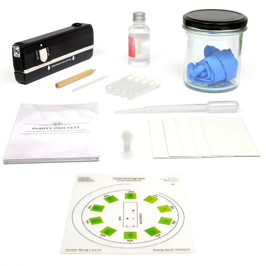 Cocaine purity (TLC) multiple-use test kit
